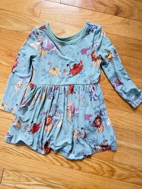 Little Sleepies Simba Safari Skater Dress with Bodysuit
